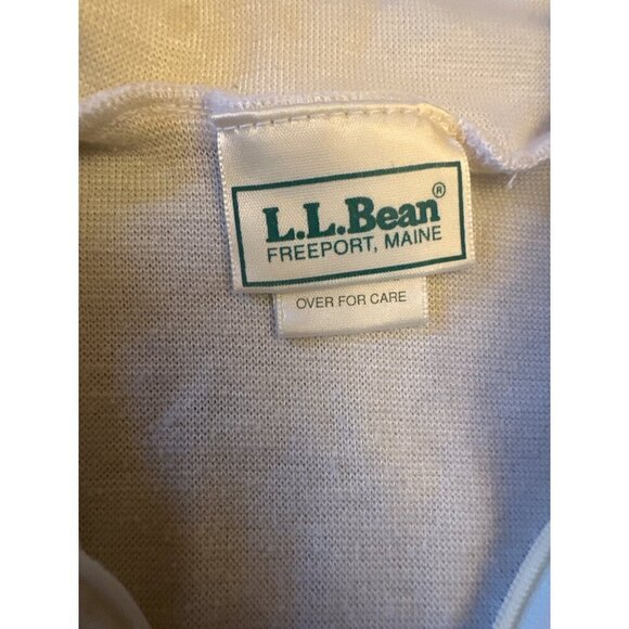 L.L. Bean Mens Long-Sleeve Beige Pullover Shirt Large Made In USA - Picture 2 of 5